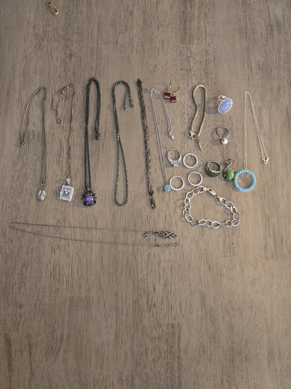 Lot Of Sterling Silver Jewelry/ 20 Pieces